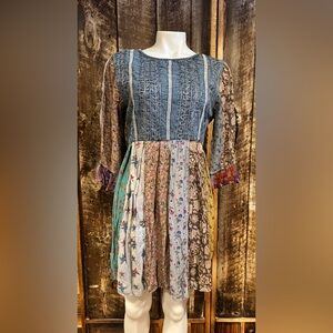Young Threads Patchwork Dress